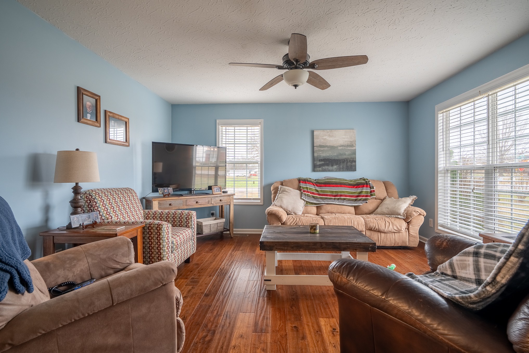 110 Kitty Meyer Lane Loretto, TN 38469 - Photo 11 of 27 a living room with furniture and a flat screen tv