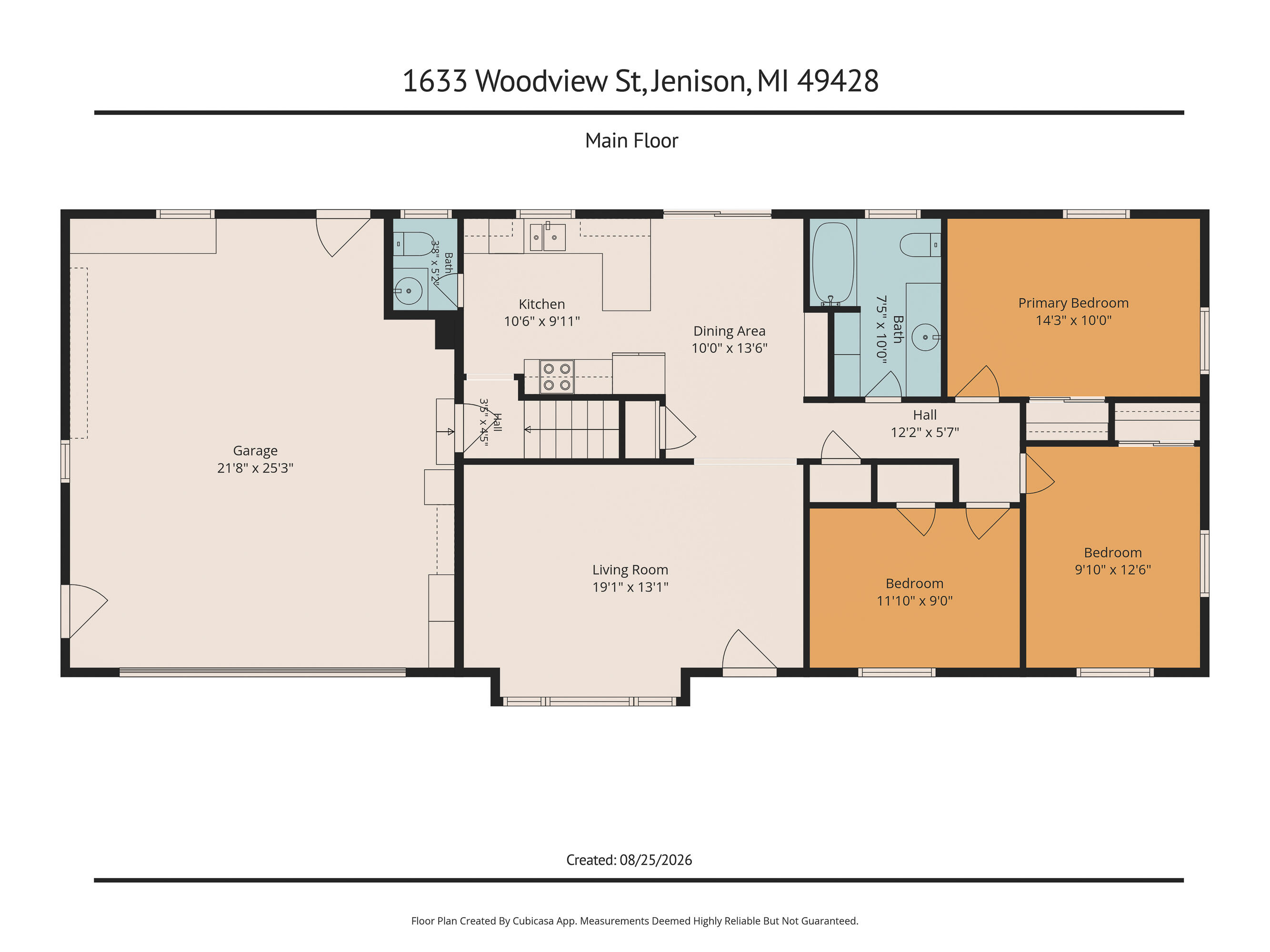 1633 Woodview Street Jenison, MI 49428 - Photo 33 of 34 2-Floorplan-2