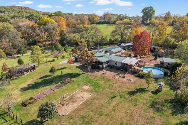 a view of a lake with a mountain