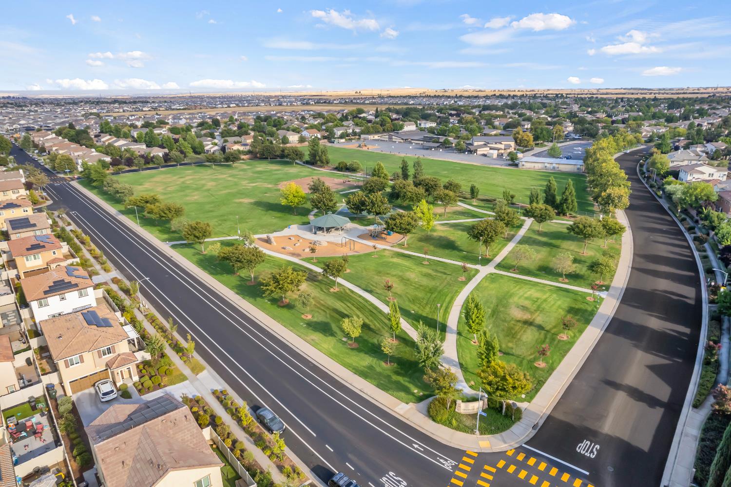 11786 Socrates Way Rancho Cordova, CA 95742 - Photo 32 of 48 a view of a city from a balcony