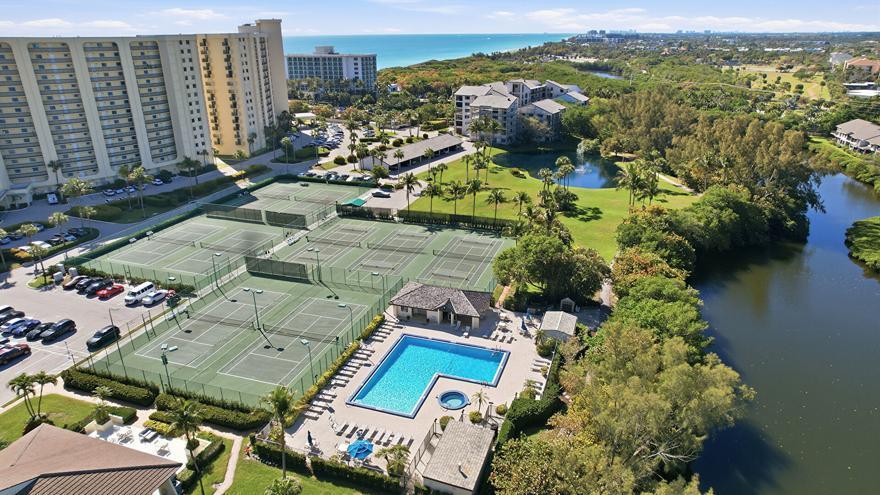 500 Ocean Trail Way, Unit 406 Jupiter, FL 33477 - Photo 4 of 25 Aerial