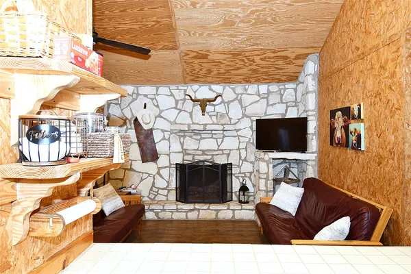 a view of a small car