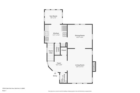 $624,900 | 1220 North Oak Park Avenue, Oak Park, IL 60302