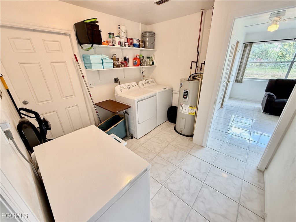 314 Vermont Way Lehigh Acres, FL 33936 - Photo 36 of 45 a utility room with dryer and washer