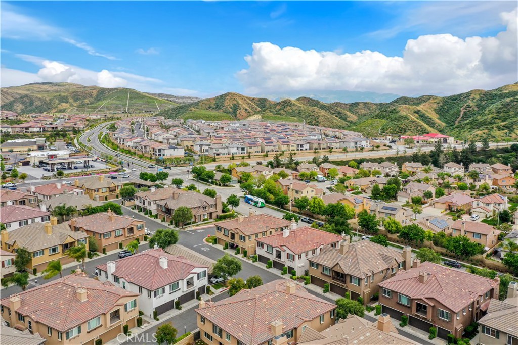 28364 Mirabelle Lane Saugus, CA 91350 - Photo 32 of 32 an aerial view of residential houses with outdoor space