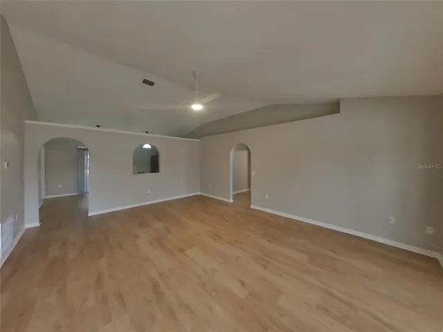 a view of empty room