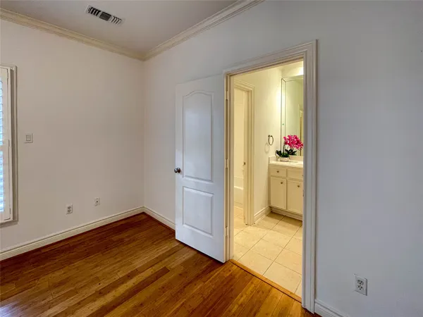 a view of a door and a window