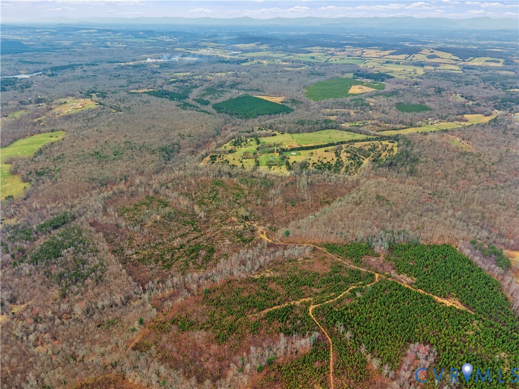 80.70-acres Kendall Road Orange, VA 22960 - Photo 16 of 21 Expansive aerial landscape featuring mixed evergre