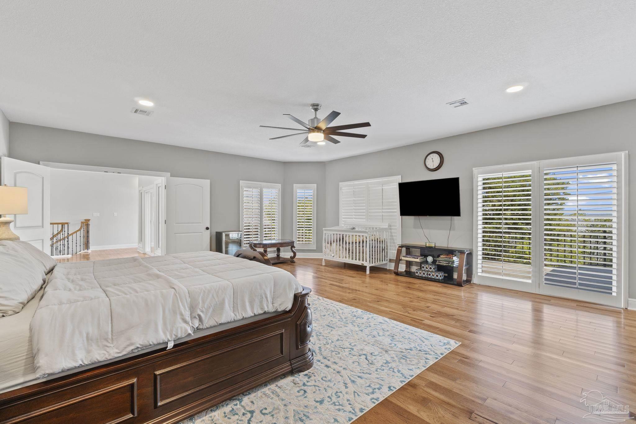 4818 Rosemont Place Pensacola, FL 32514 - Photo 43 of 69 a bedroom with bed tv and window