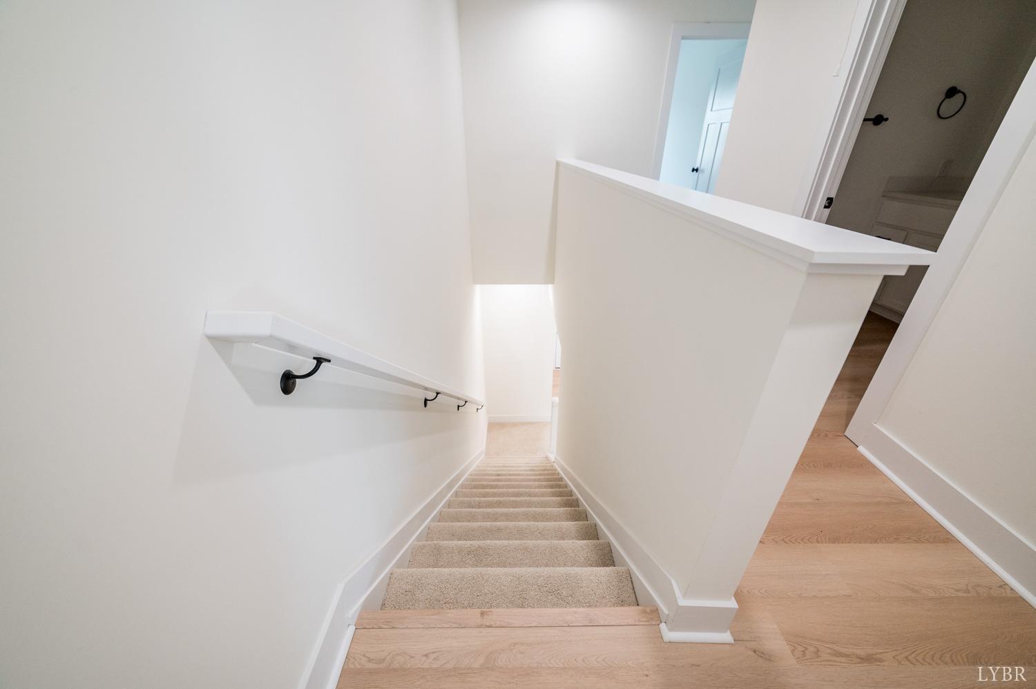 556 Leesville Road, Unit 208 Lynchburg, VA 24502 - Photo 19 of 40 a view of a hallway view with staircase