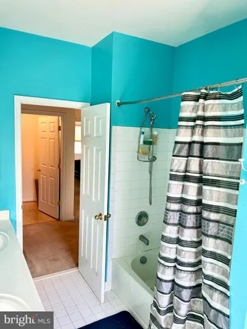 a bathroom with a sink and a shower