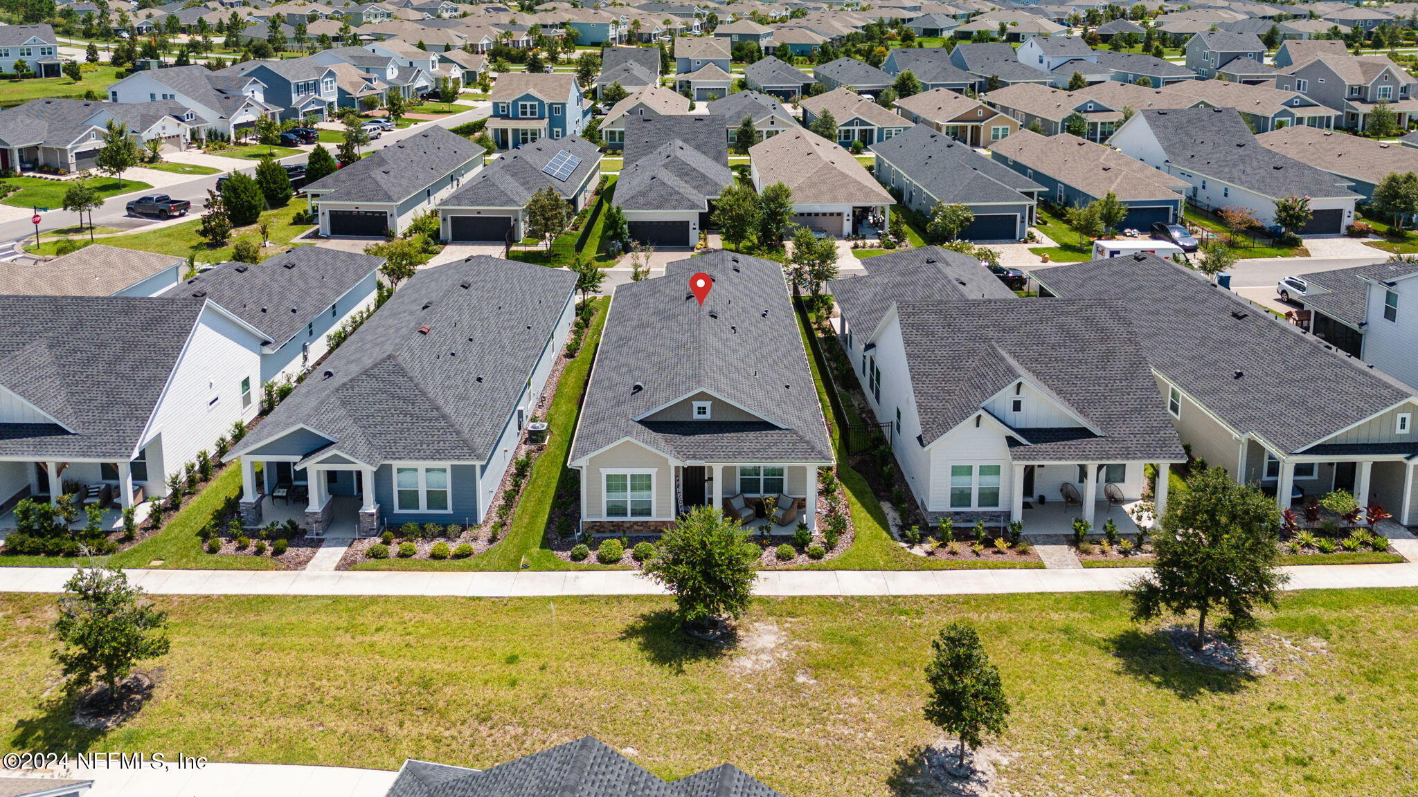 48 Bluebonnet Way St. Augustine, FL 32092 - Photo 28 of 47 a view of multiple houses with swimming pool