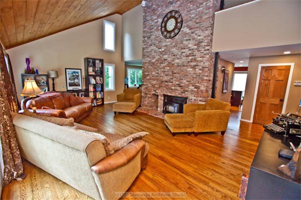 29 Partridge Lane Boxford, MA 01921 - Photo 12 of 30 a living room with furniture and a fireplace