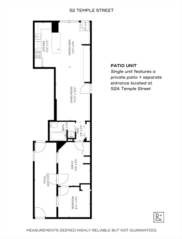 52 Temple Street Boston, MA 02114 - Photo 34 of 34 a picture of a floor plan