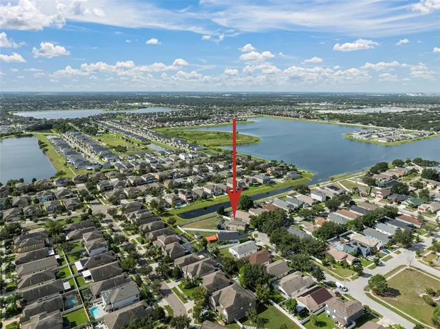 a view of a lake with a lake