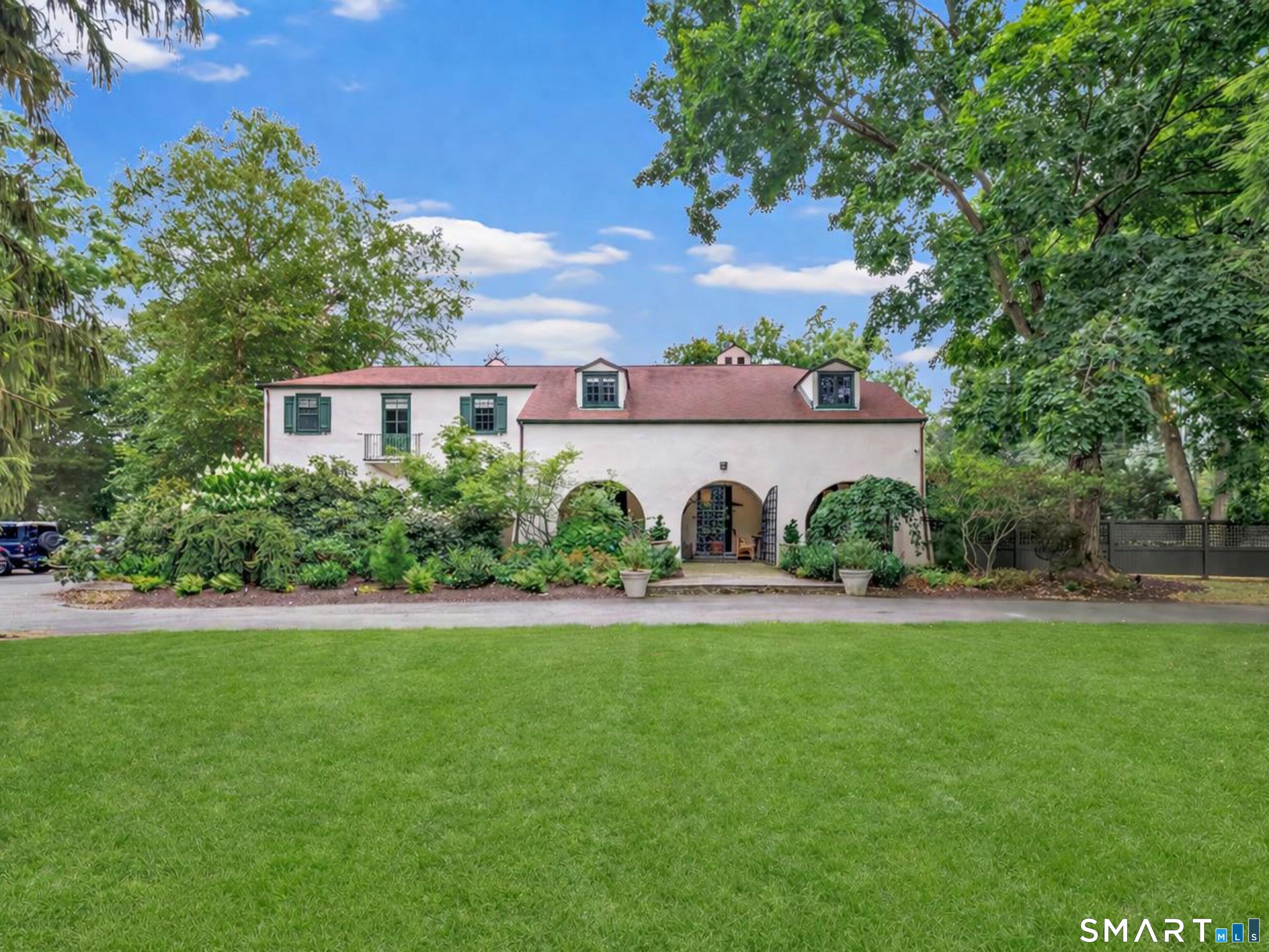 61 Clapboard Hill Road Westport, CT 06880 - Photo 4 of 40 European-style Colonial with privacy and so much charm!