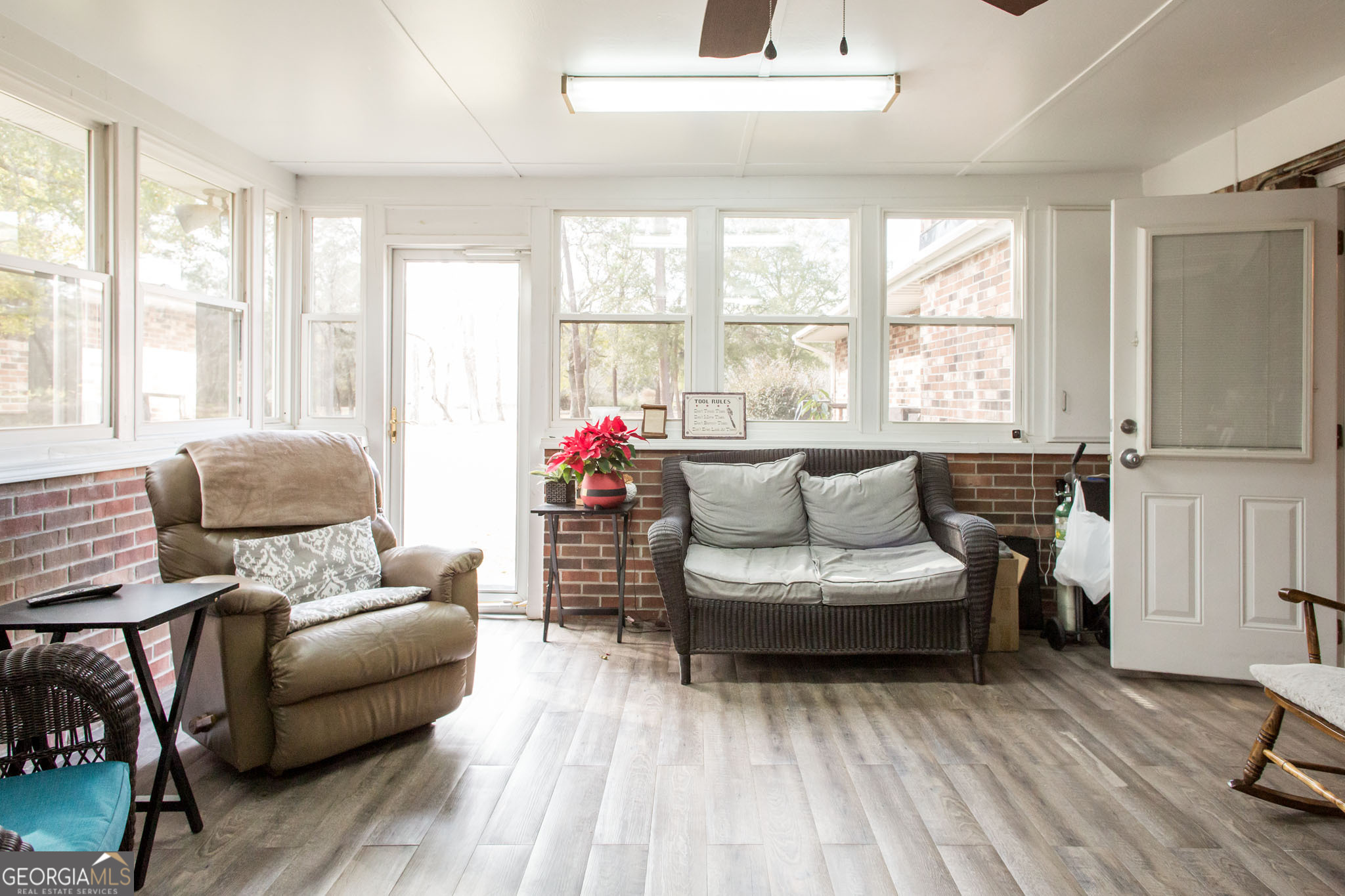 5084 White Hall Church Road Waycross, GA 31503 - Photo 17 of 41 a living room with furniture and wooden floor