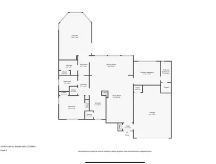 a view of a patio with lawn chairs and a table