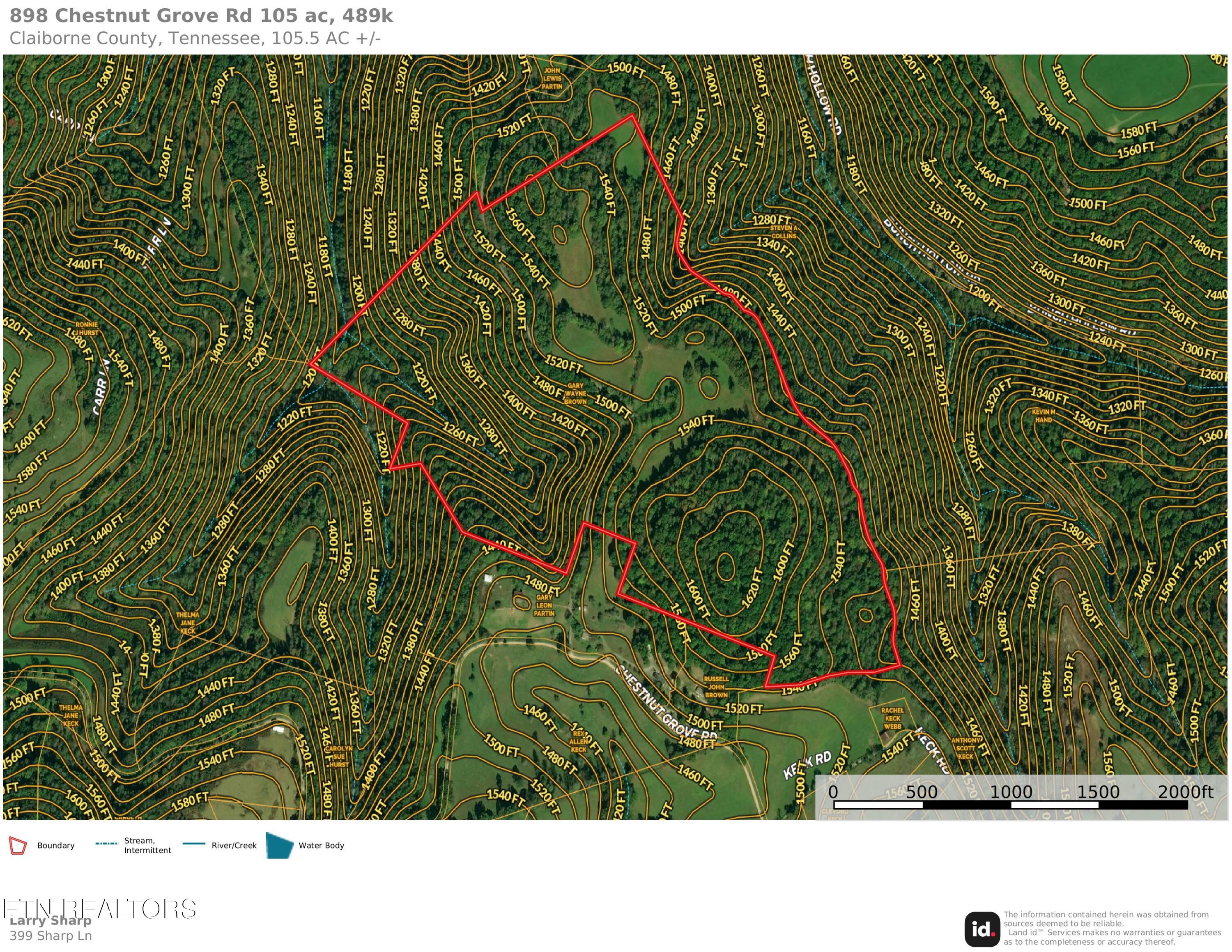 Chestnut Grove Road New Tazewell, TN 37825 - Photo 11 of 12 Elevation Map