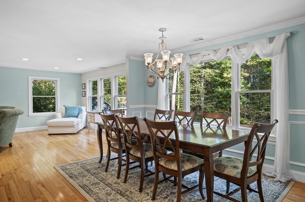6 Beechwood Circle Boxford, MA 01921 - Photo 9 of 42 a view of a dining room with furniture window and outside view