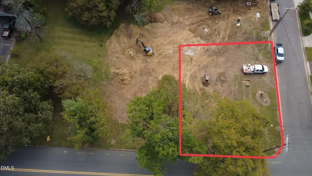 a street view along with trees