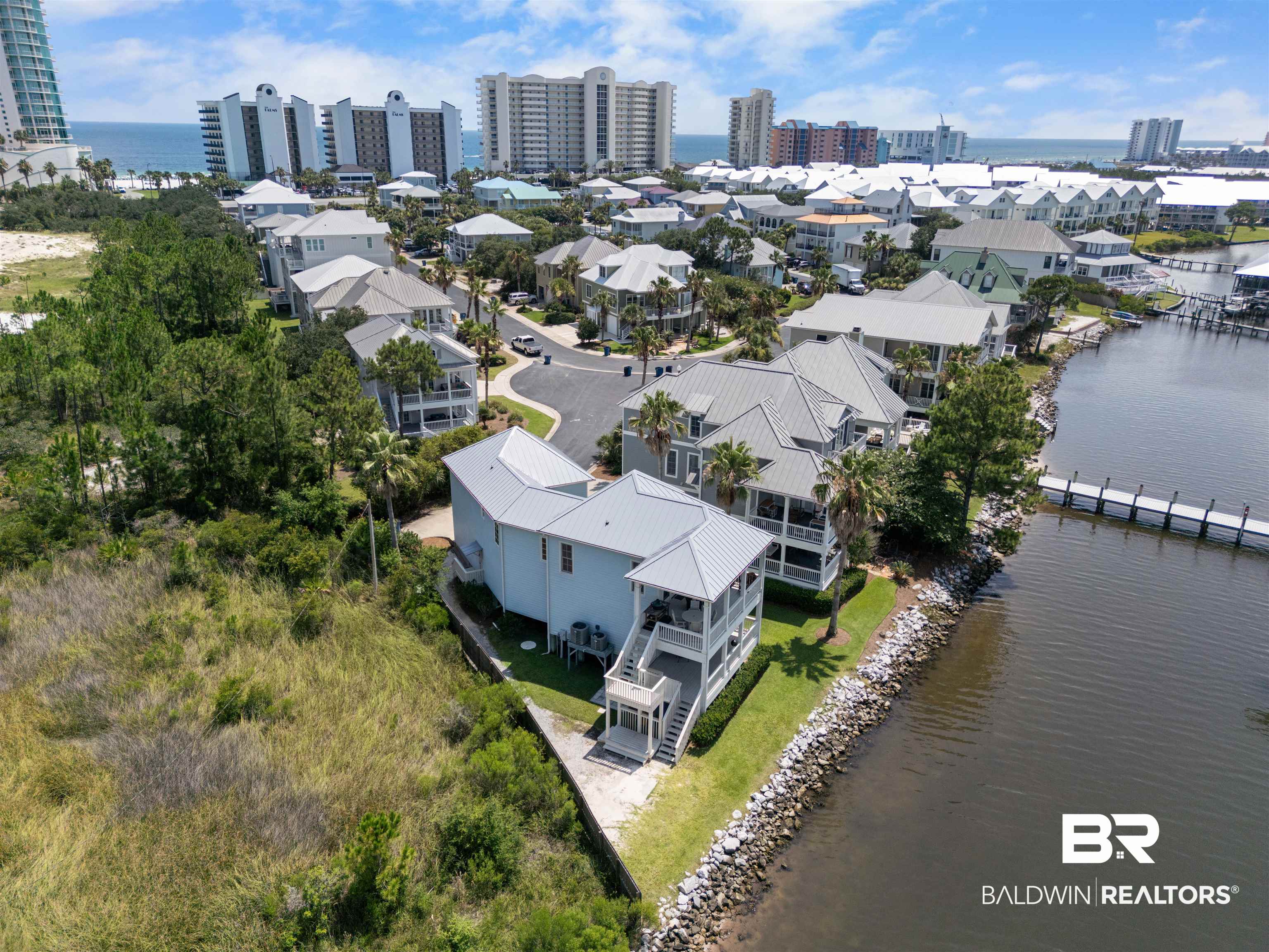 3434 Mariner Circle Orange Beach, AL 36561 - Photo 6 of 38 Birds eye view of property with a water view