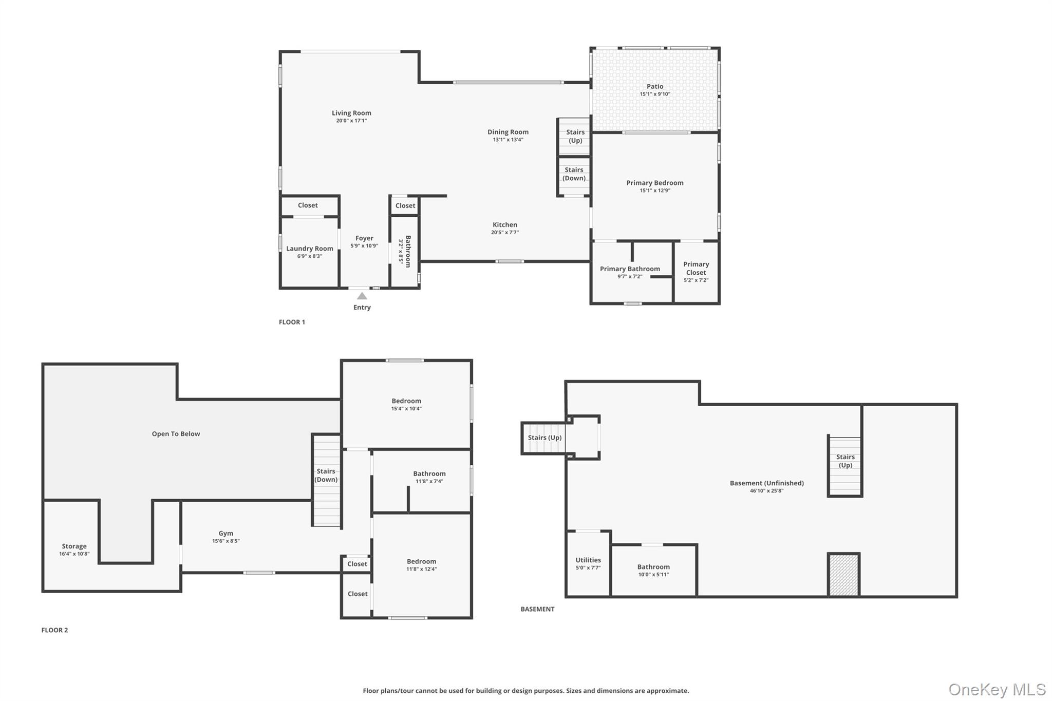 105 Iron Mountain Road Warwick, NY 10990 - Photo 46 of 49 All 3 Floors Plans