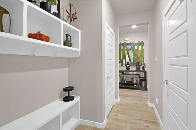 a bathroom with a sink and a shower