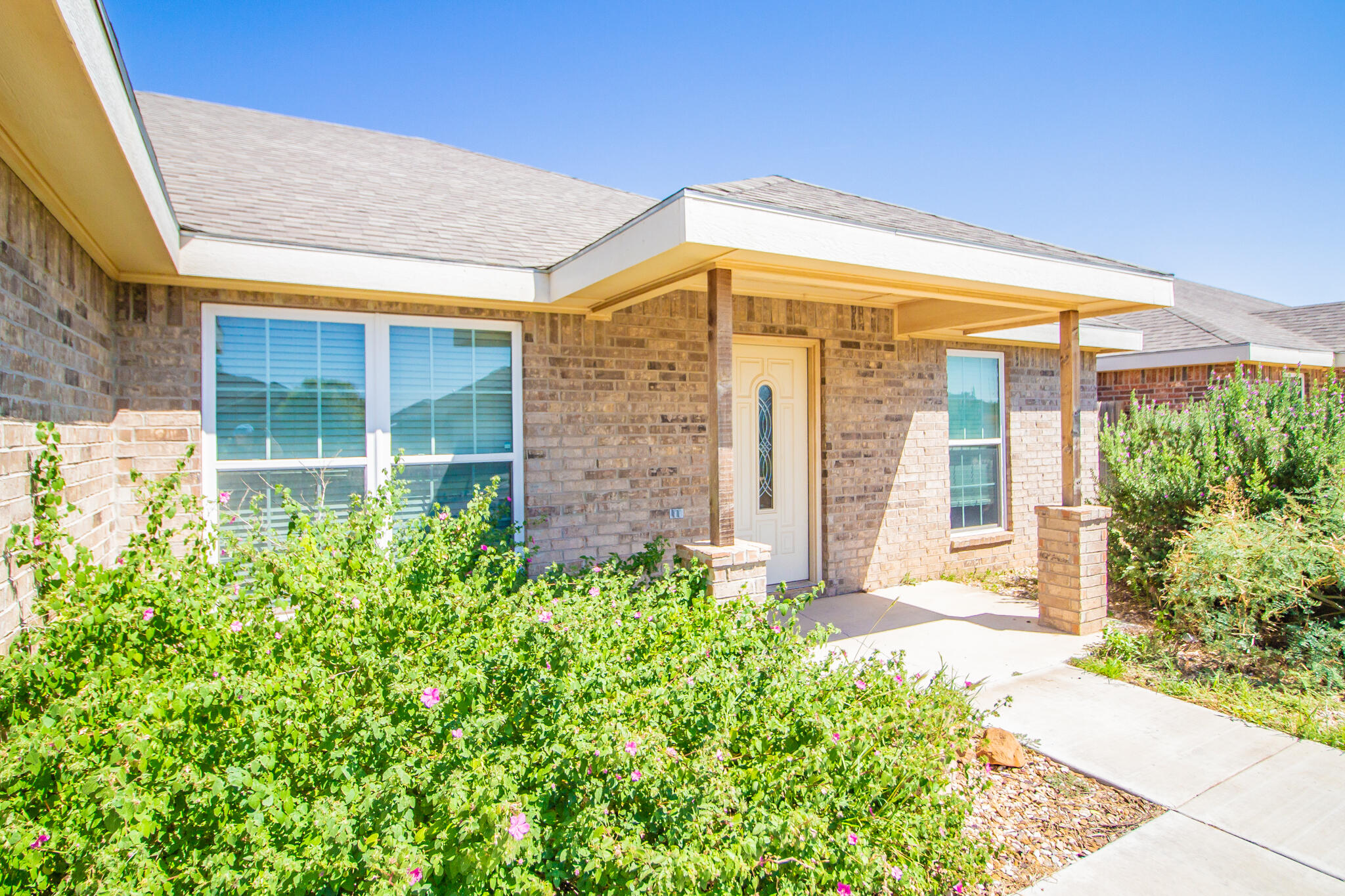 a view of a back yard of the house