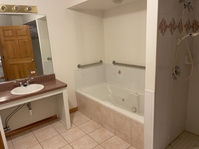Undisclosed Address Maywood, IL 60153 - Photo 13 of 46 a bathroom with a sink and a mirror