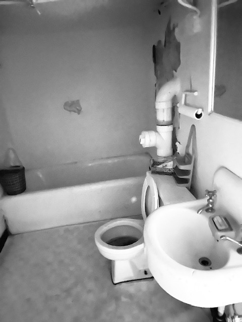 Undisclosed Address Maywood, IL 60153 - Photo 41 of 46 a bathroom with a toilet and a bathtub