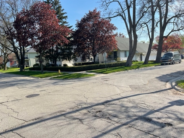 Undisclosed Address Maywood, IL 60153 - Photo 5 of 46 a view of road and trees in the background
