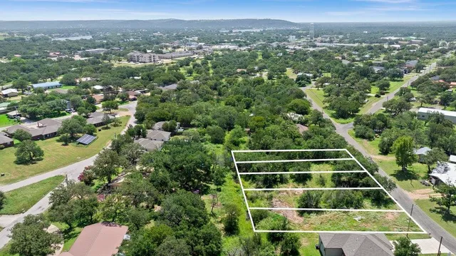 an aerial view of tennis court