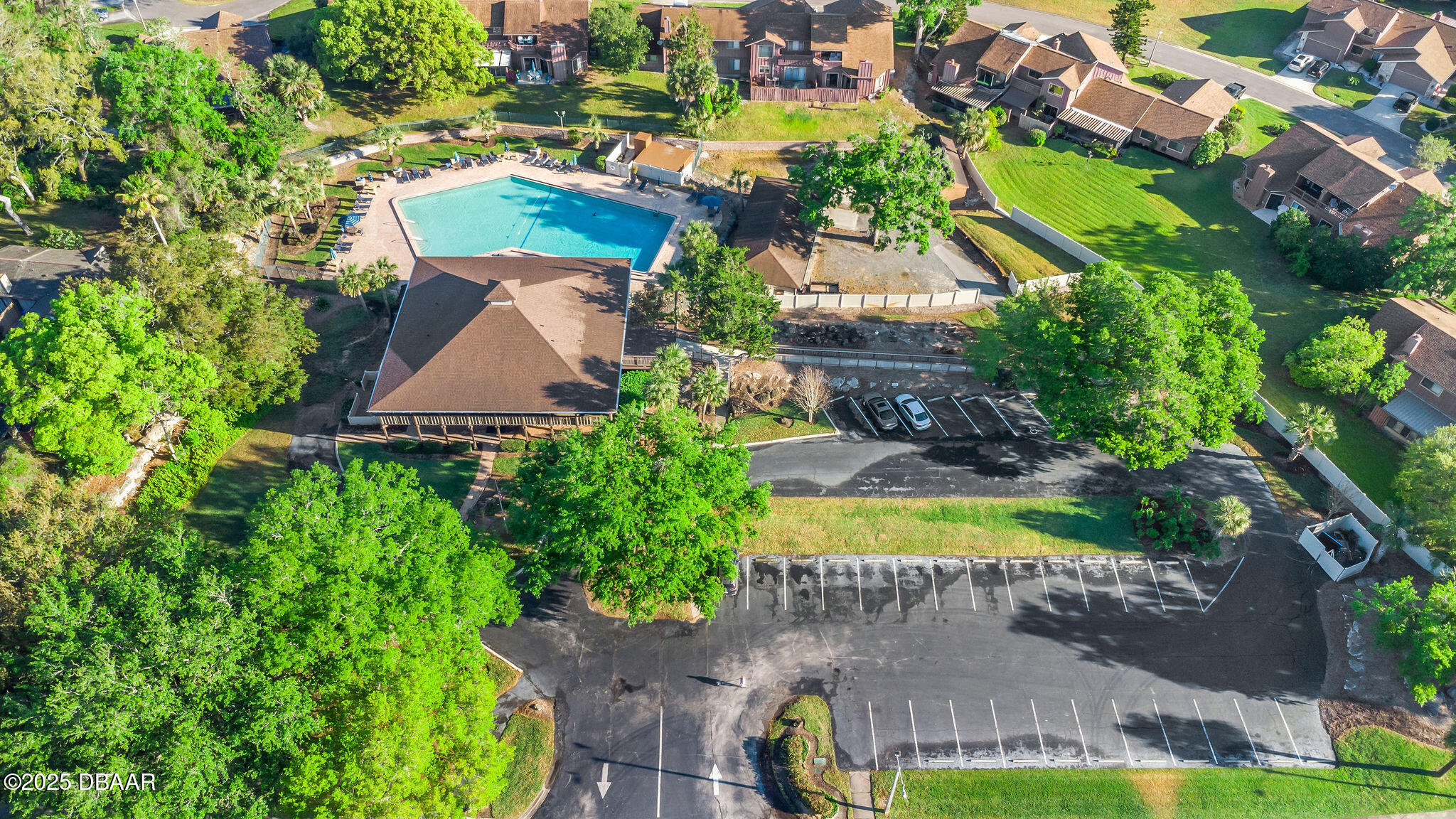 208 Pine Cone Trail Ormond Beach, FL 32174 - Photo 42 of 45 an aerial view of a house with outdoor space pool patio and outdoor seating