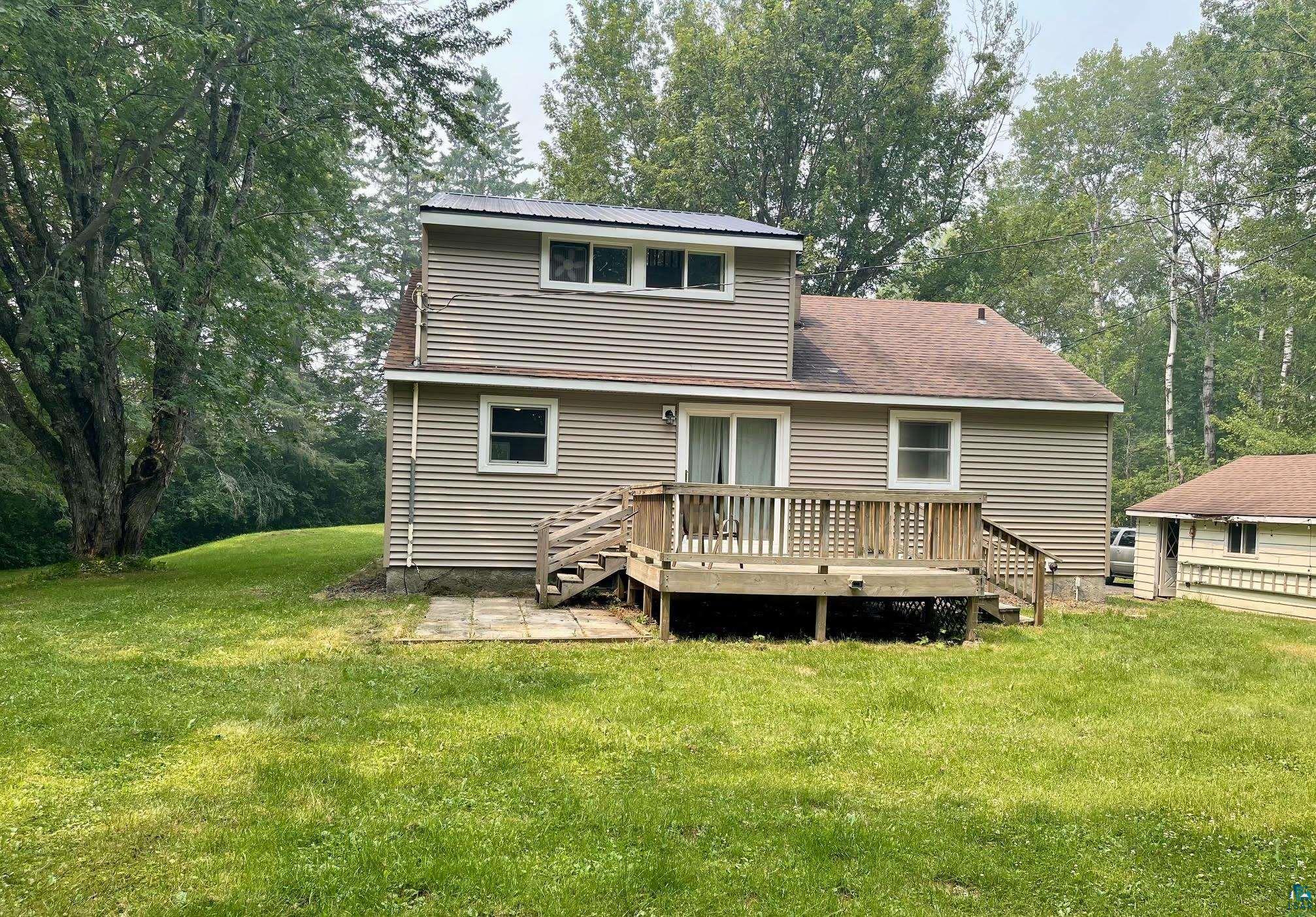 Back yard and back deck