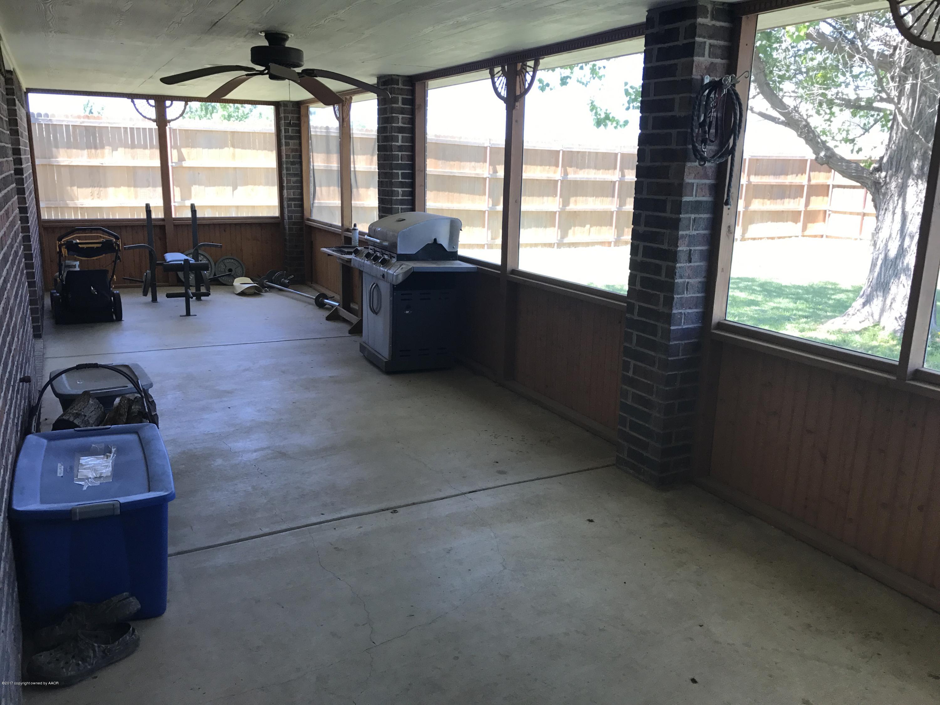 8250 Kemper Road Canyon, TX 79015 - Photo 39 of 48 Screened in Back Patio