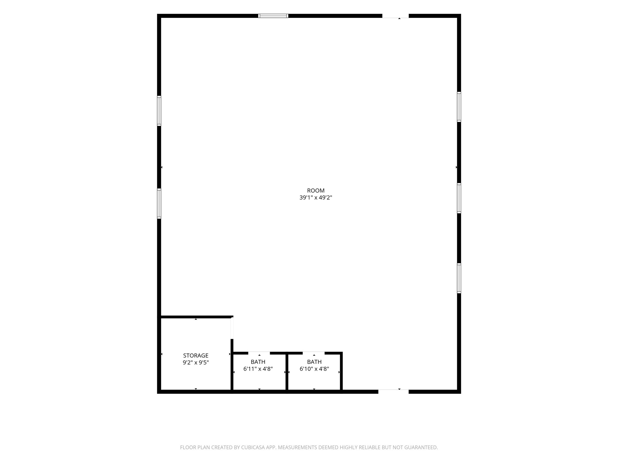 5111 Powerline Road Richmond, TX 77469 - Photo 6 of 34 Building 2 Estimated Layout and Dimensions