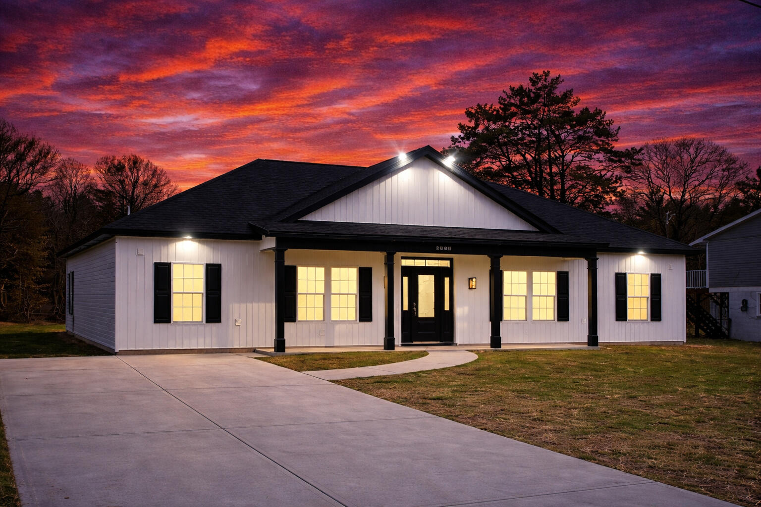 2513 Weldon Drive Augusta, GA 30906 - Photo 2 of 35 driveway_left_twilight_FINAL