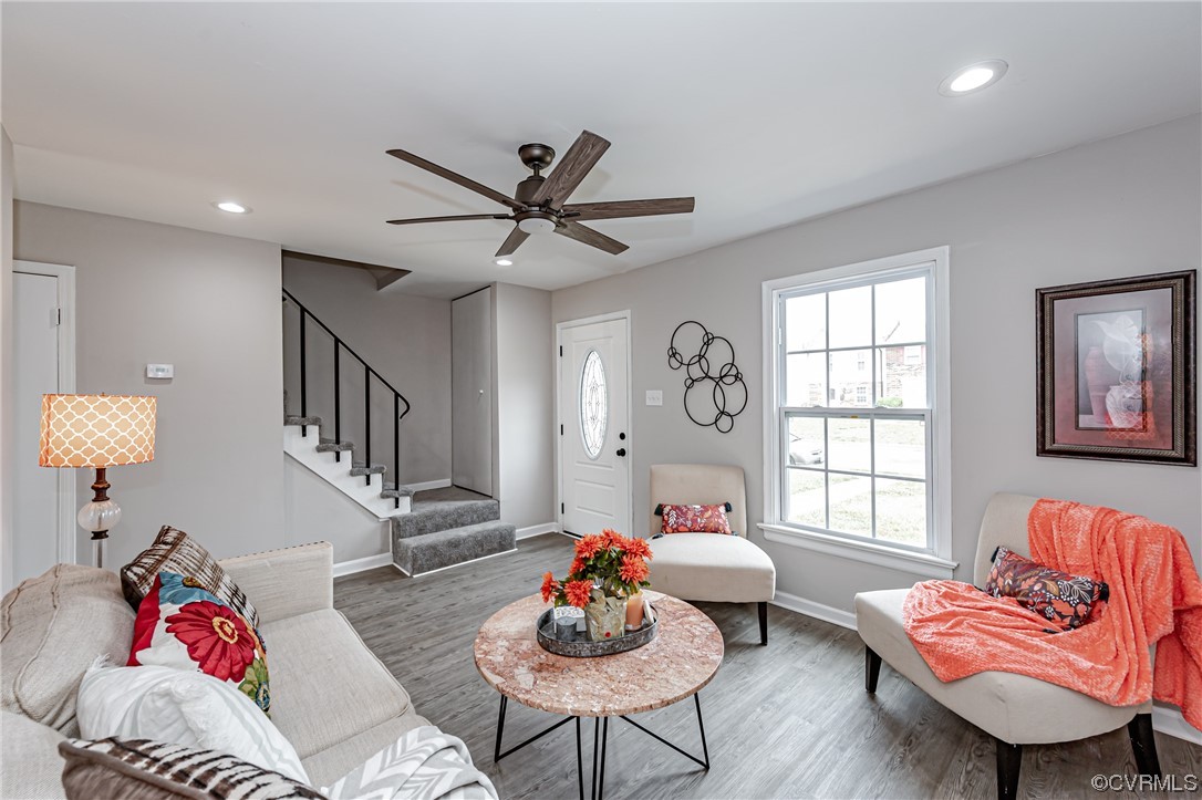 4629 Coldstream Drive Richmond, VA 23234 - Photo 6 of 36 a living room with furniture and a large window
