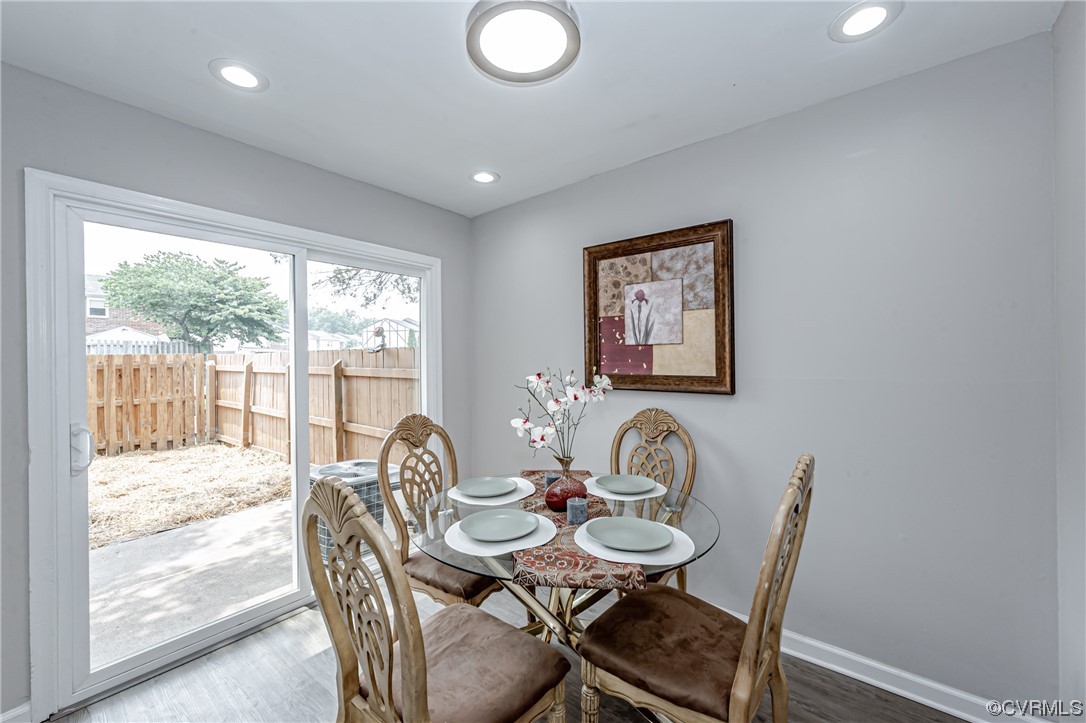 4629 Coldstream Drive Richmond, VA 23234 - Photo 10 of 36 a view of a dining room with furniture window and outside view