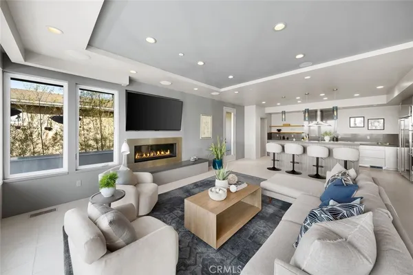 a kitchen with a sink cabinets and counter space