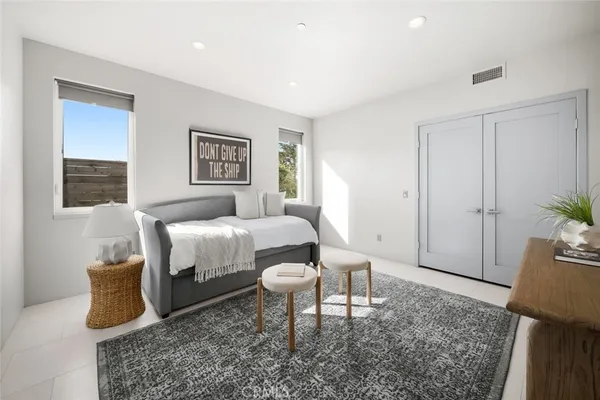 front view of a house with a small yard