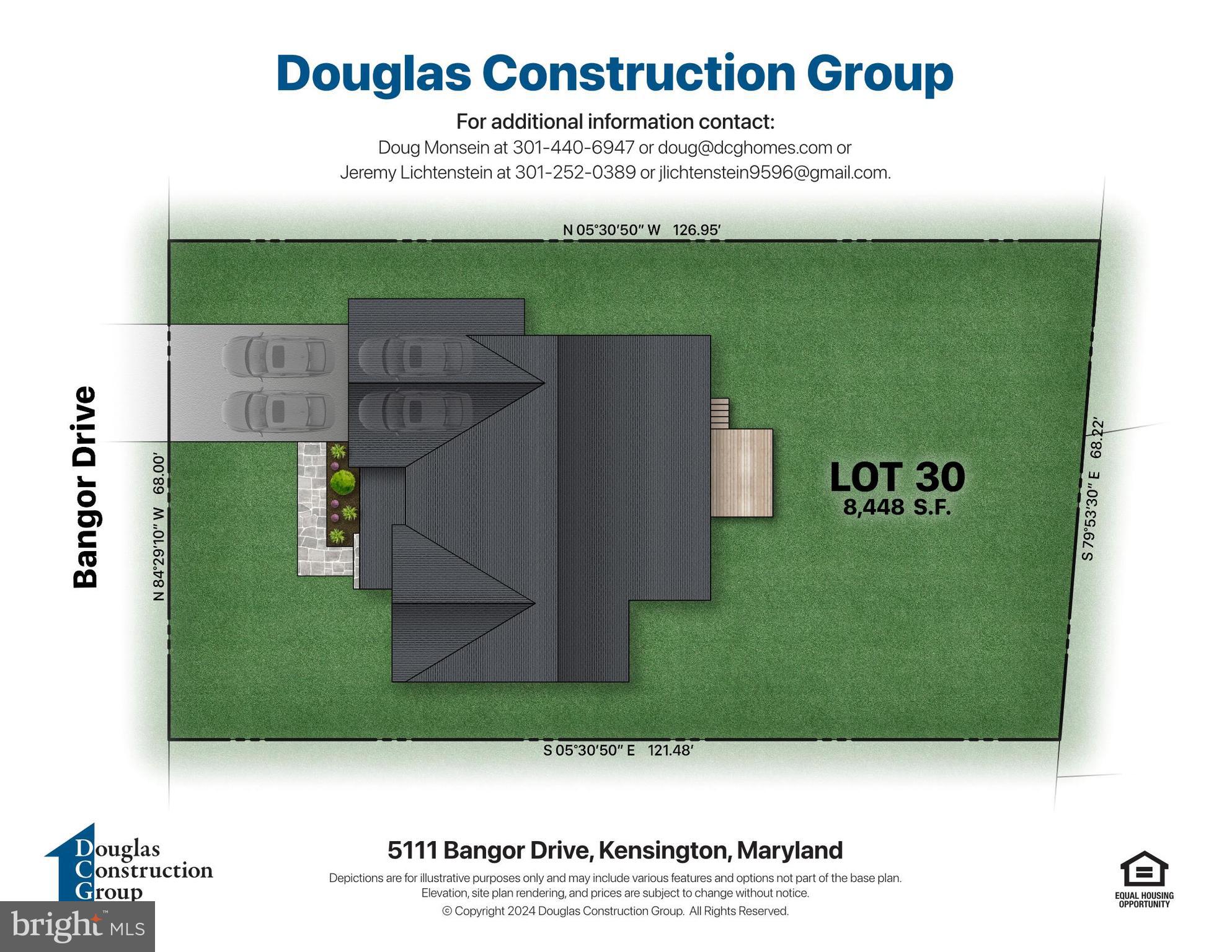 5111 Bangor Drive Kensington, MD 20895 - Photo 9 of 12 Site Plan