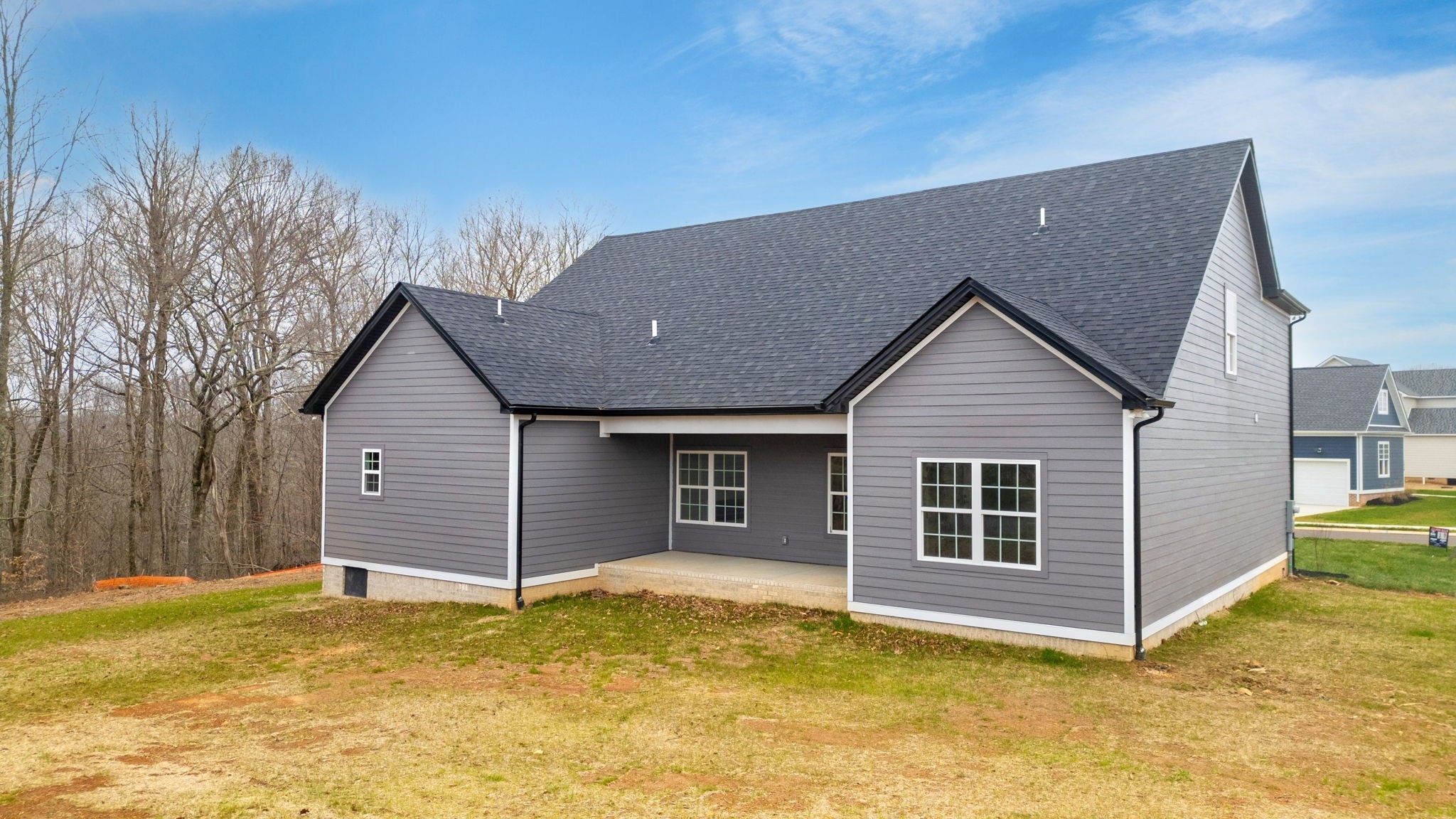 1417 Rooster Rdg Road Joelton, TN 37080 - Photo 20 of 24 a view of a house with a backyard and garage