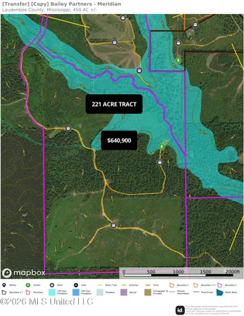$640,900 | 221-ac Skyline Road, Meridian, MS 39301
