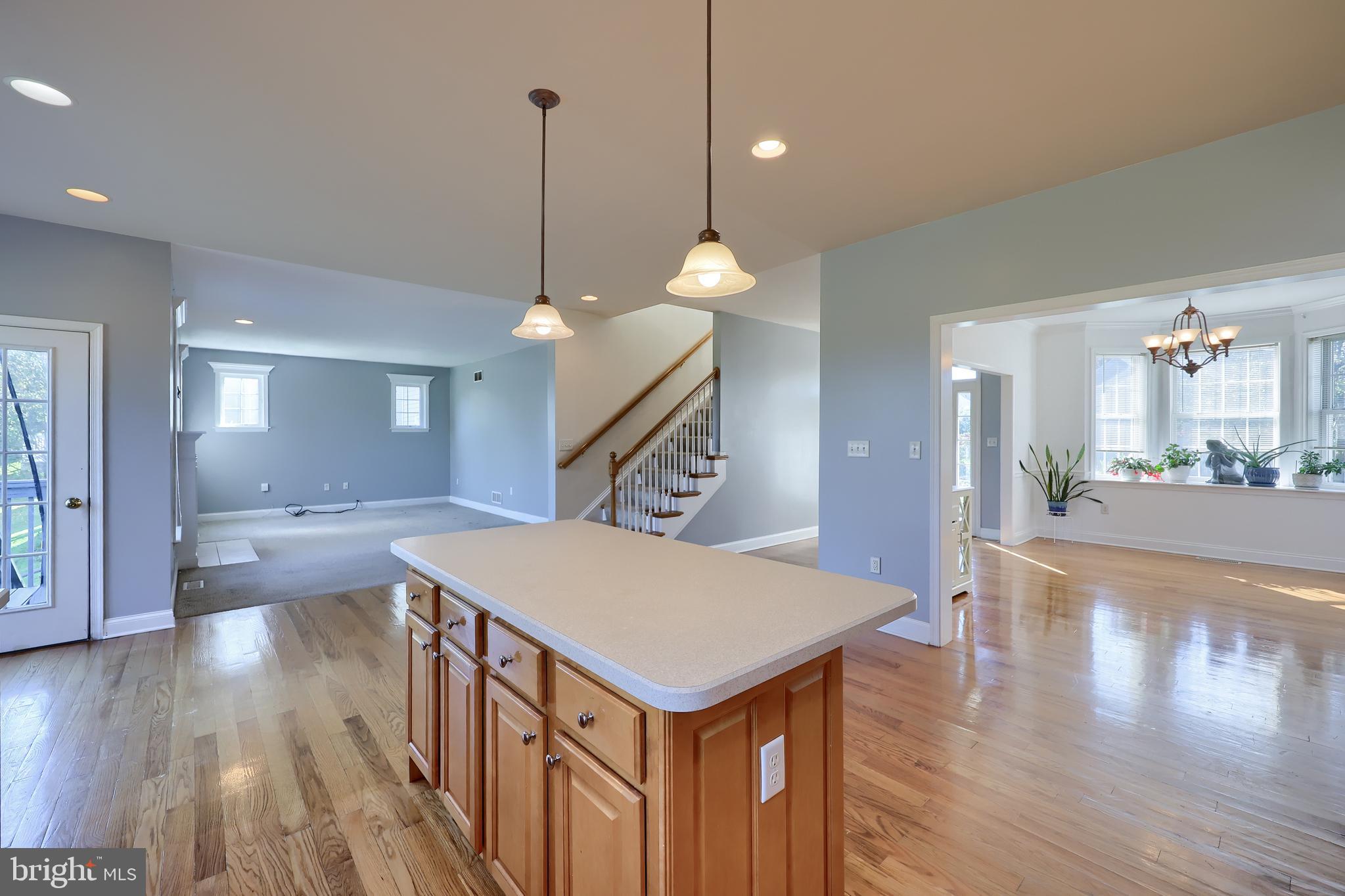 327 Squire Lane Lititz, PA 17543 - Photo 10 of 48 a view of a kitchen and a chandelier