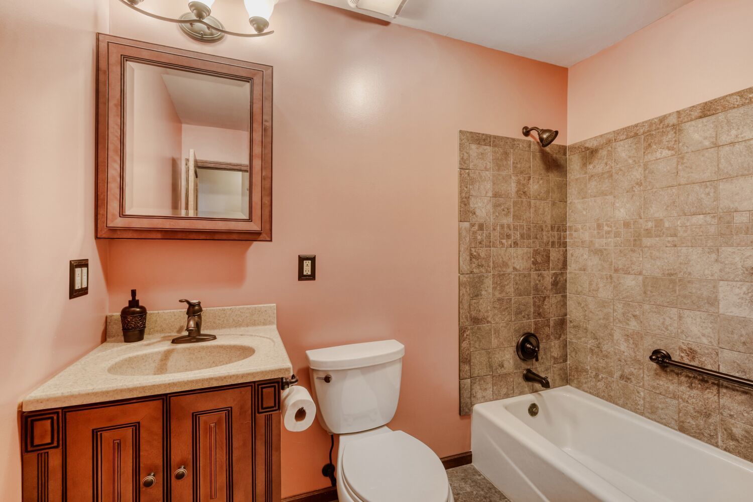 340 West Middle Street South Elgin, IL 60177 - Photo 16 of 28 a bathroom with a sink a toilet and shower