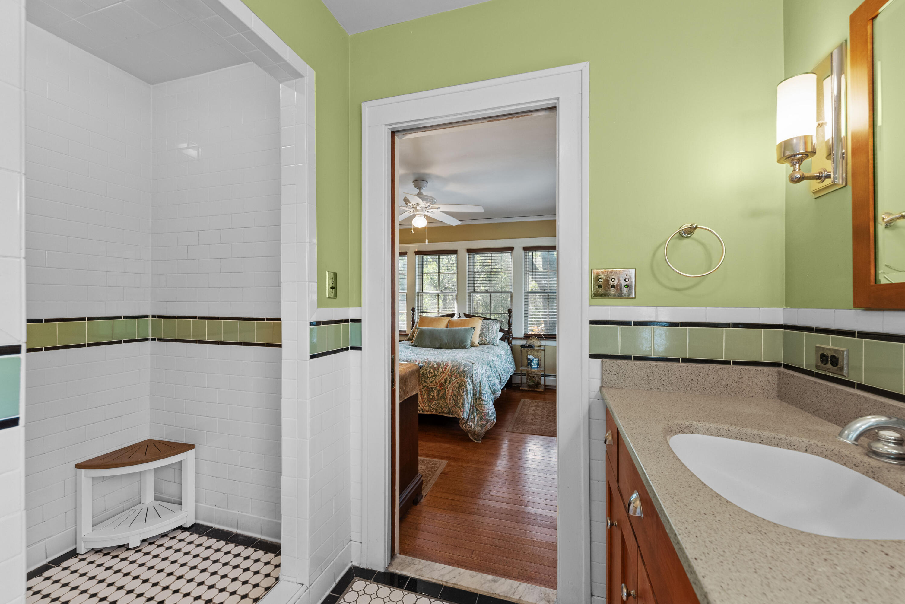 1908 Ridge Road Munster, IN 46321 - Photo 20 of 39 a bathroom with a sink and a mirror
