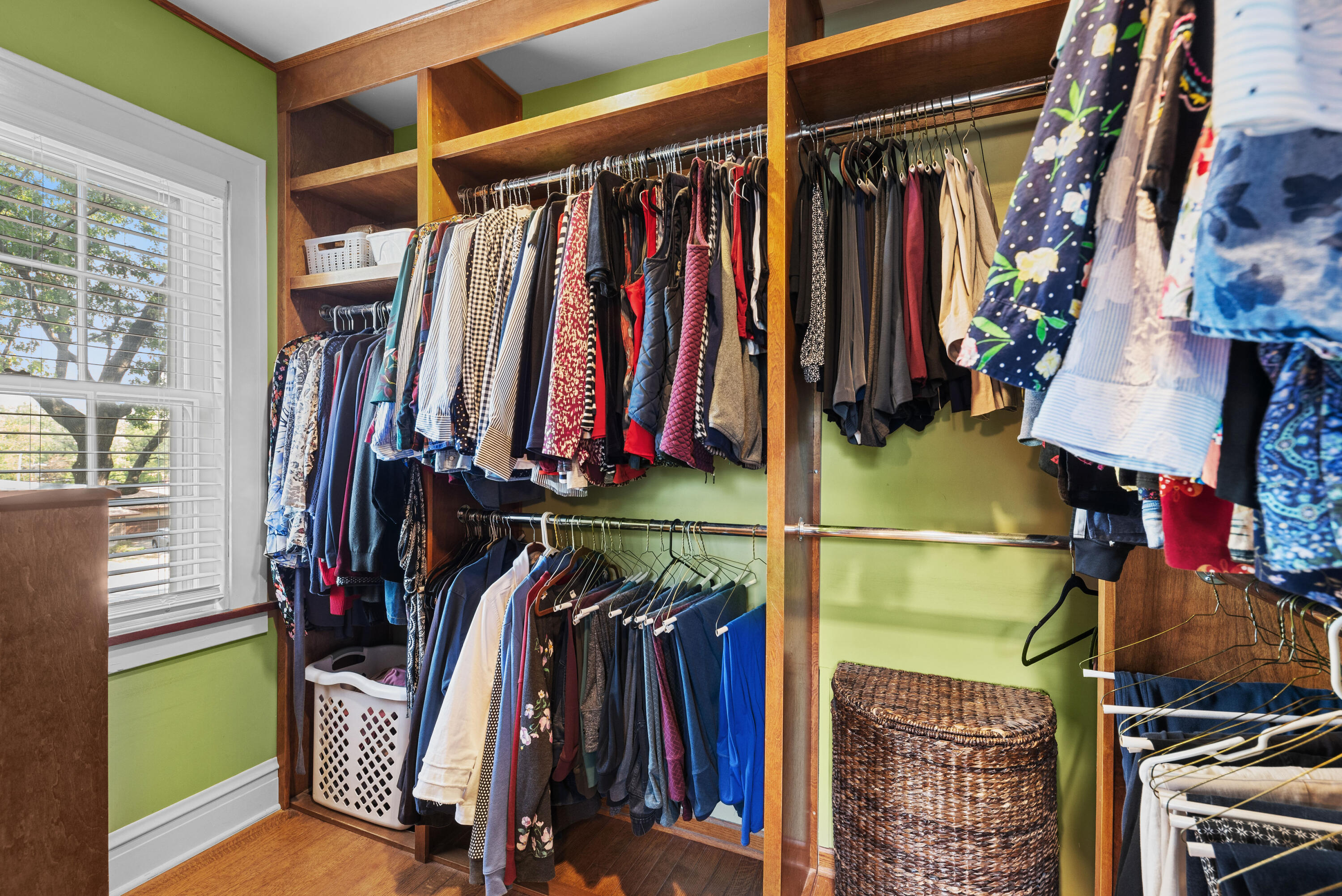 1908 Ridge Road Munster, IN 46321 - Photo 21 of 39 a view of walk in closet with clothes and shoes