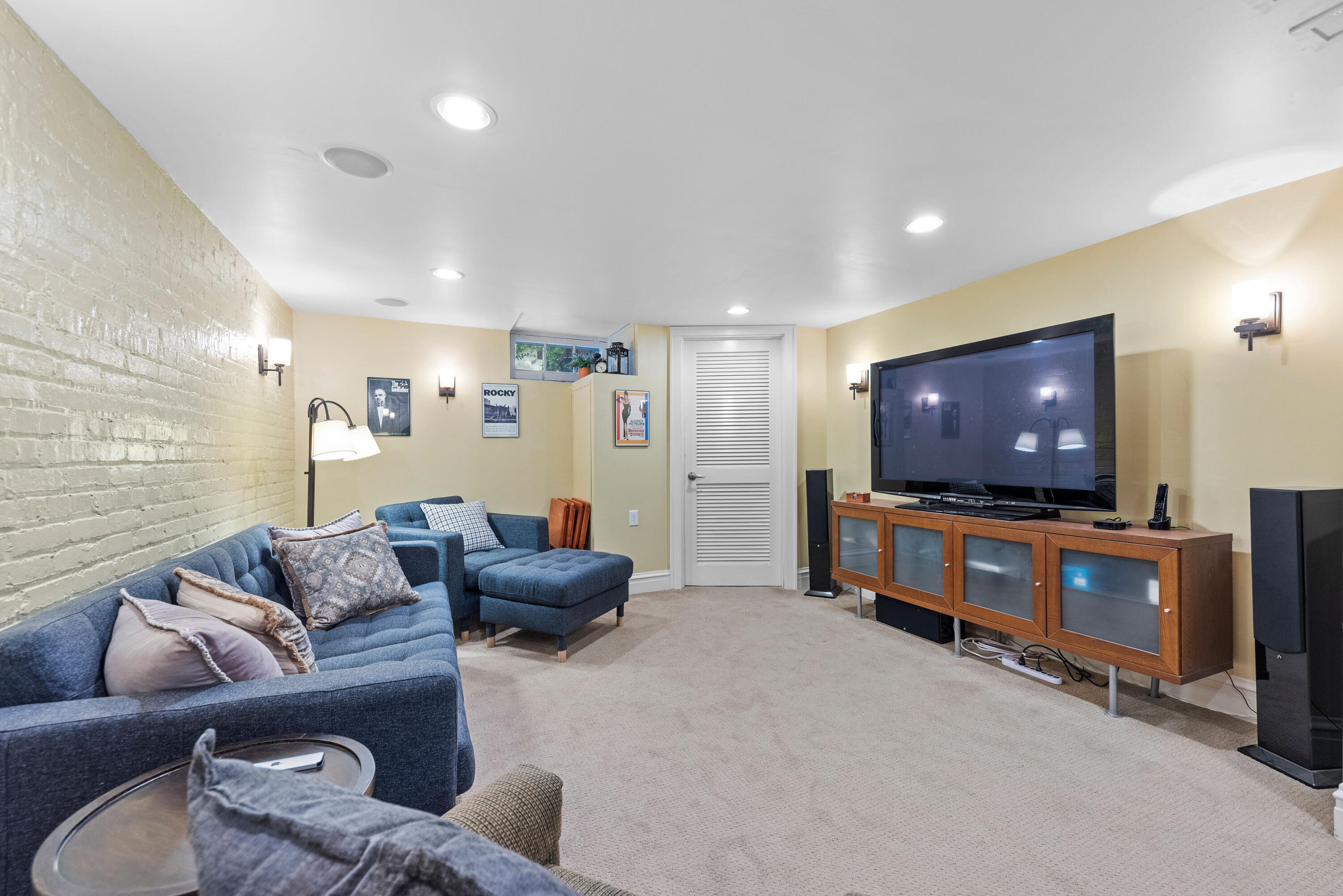 1908 Ridge Road Munster, IN 46321 - Photo 25 of 39 a living room with furniture and a flat screen tv